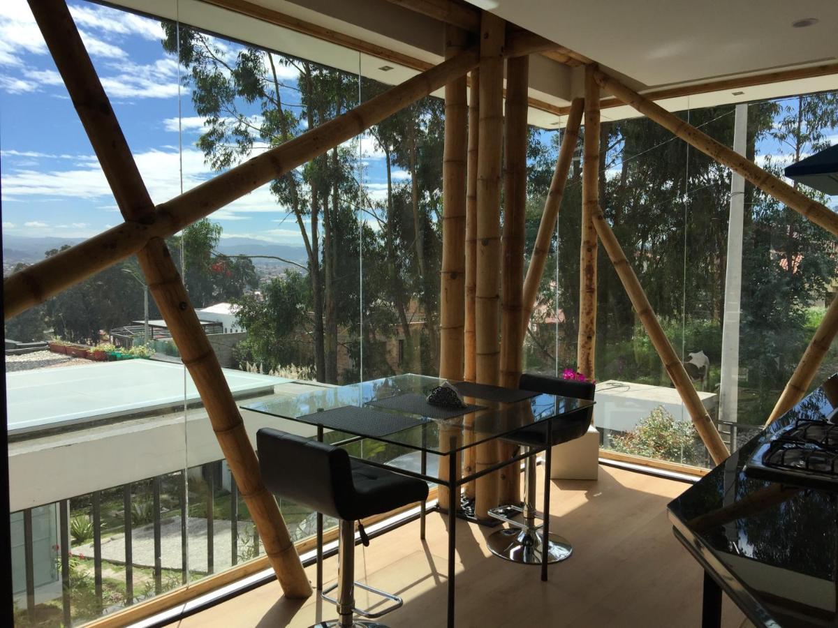 "Bambu Sierra" Cozzy Ecological Lofts Apartment Cuenca Bagian luar foto