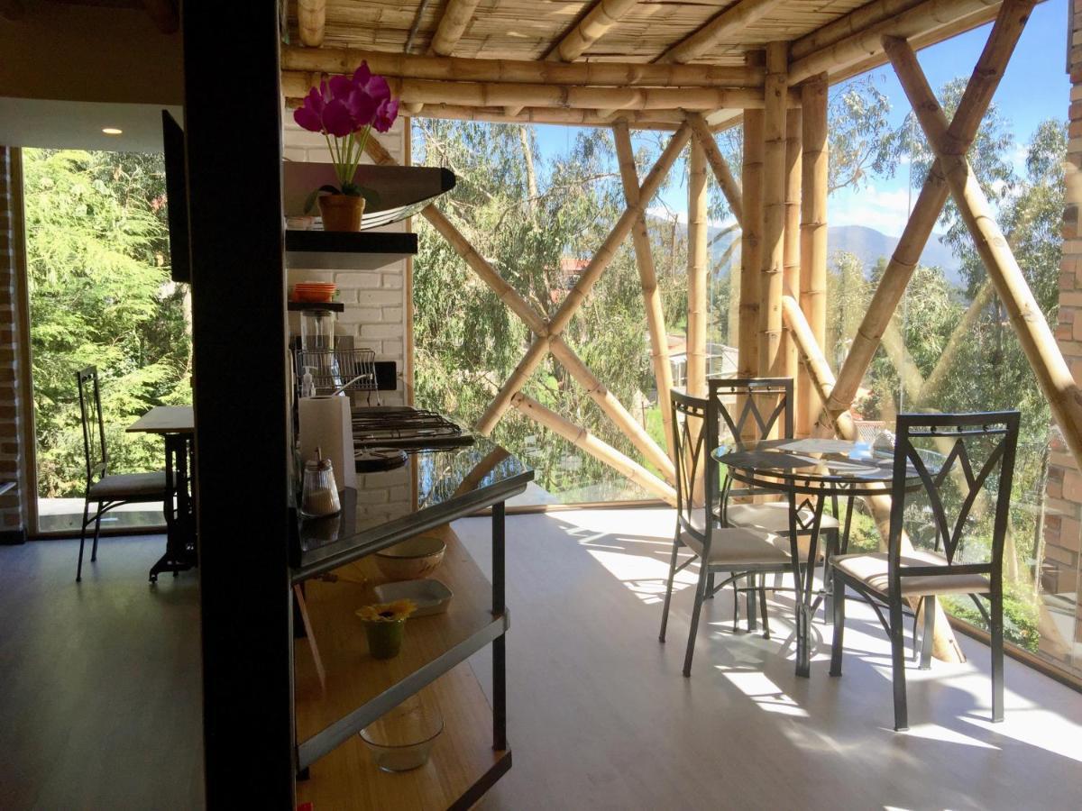 "Bambu Sierra" Cozzy Ecological Lofts Apartment Cuenca Bagian luar foto